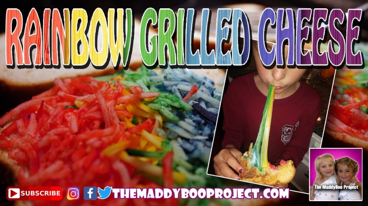 Rainbow Grilled Cheese