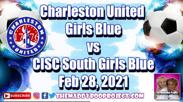 Charleston United vs CISC SOuth Soccer&nbsp;2.28.21